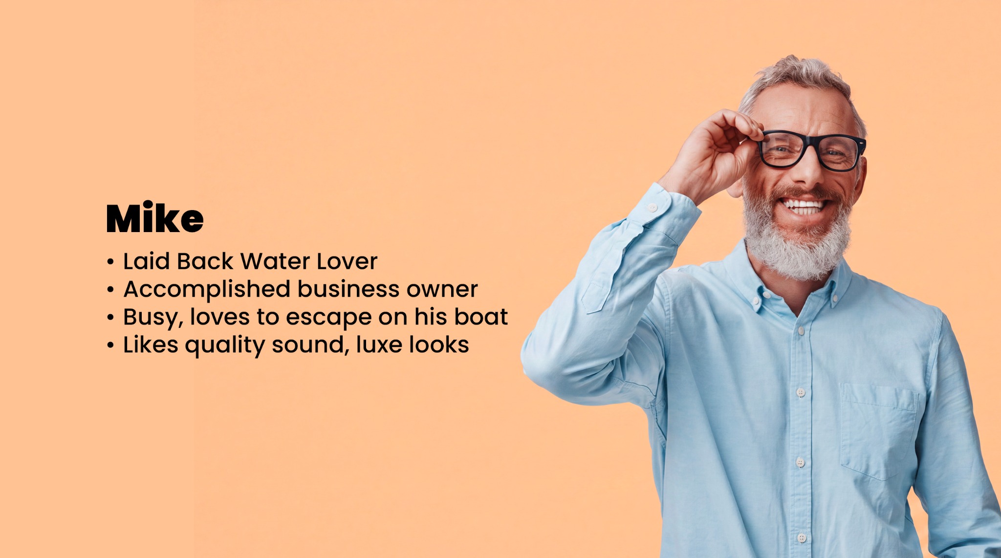 Mike, a BOSS Audio customer persona